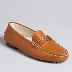 Ralph Lauren Tan Stirrup Driving Shoes